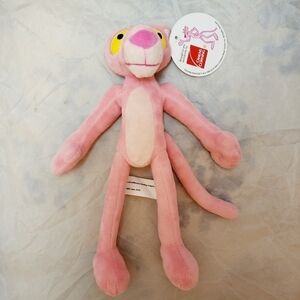 Owens Corning Pink Panther 2019 Plush Stuffed Animal 10" Retro Cartoon Character